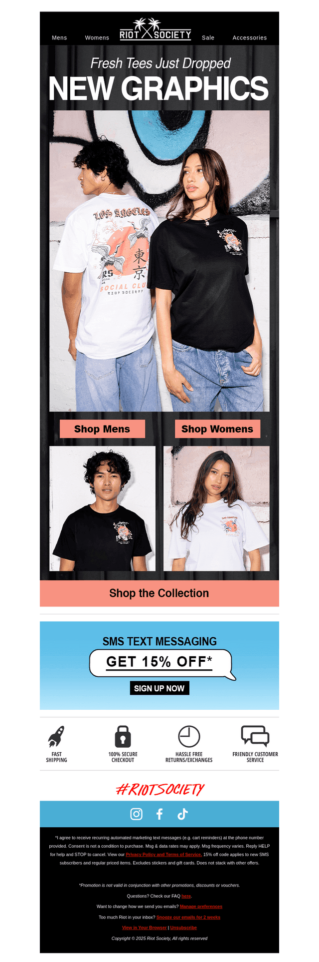 Riot Society Clothing email from Sat, Jul 12, 2025