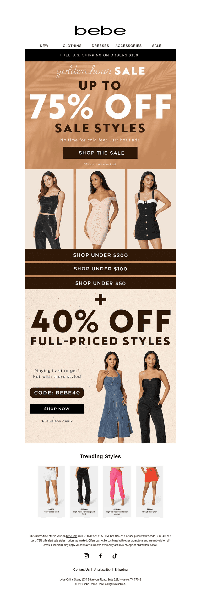 Outfits Too Hot to Handle – 40% Off Inside