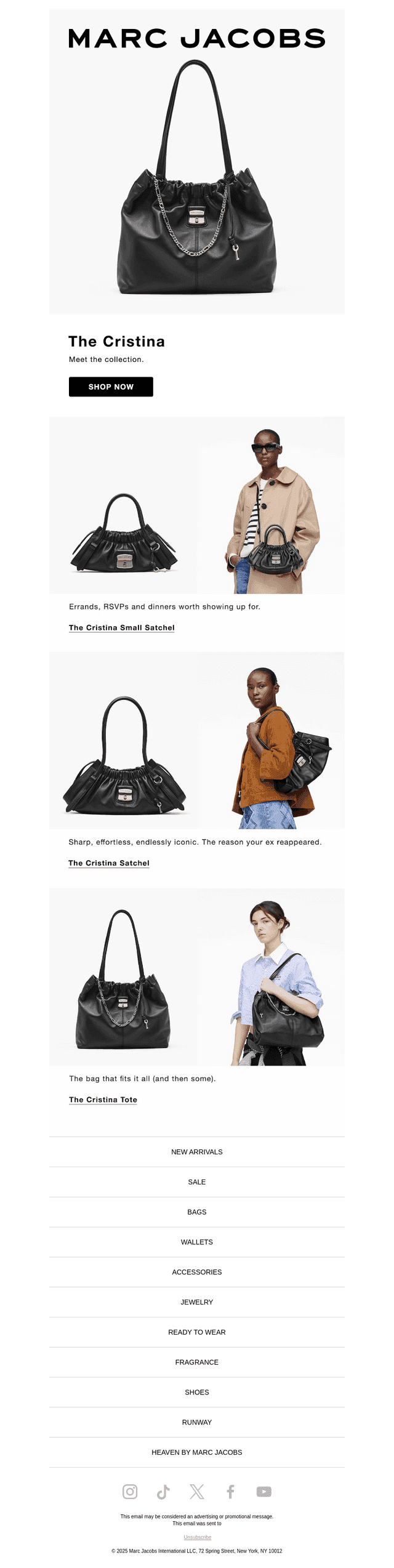 The Cristina: Meet the Collection