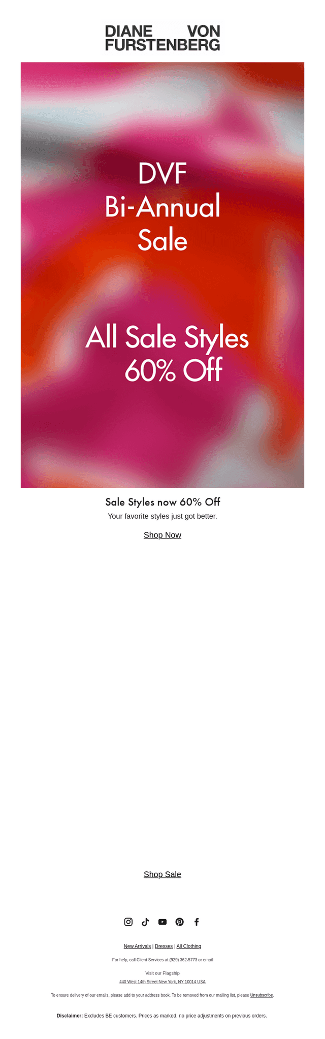 DVF Bi-Annual Sale
