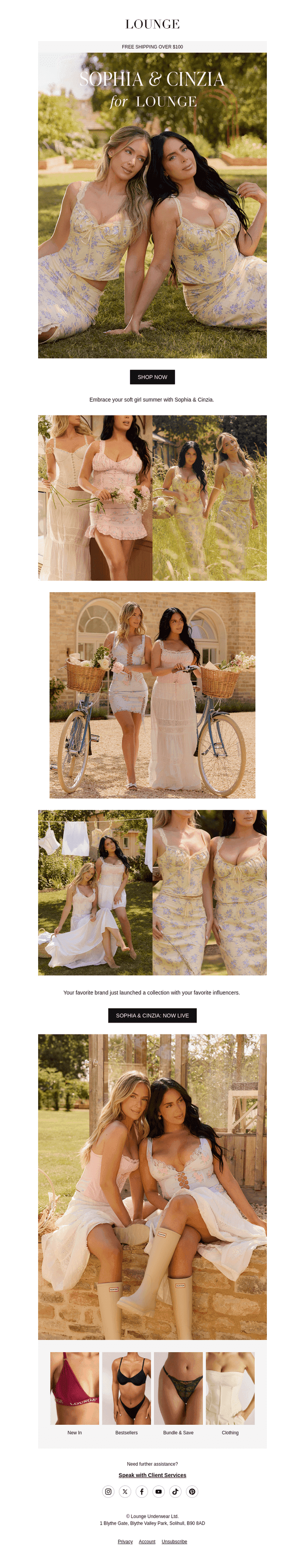 NOW LIVE: Sophia & Cinzia