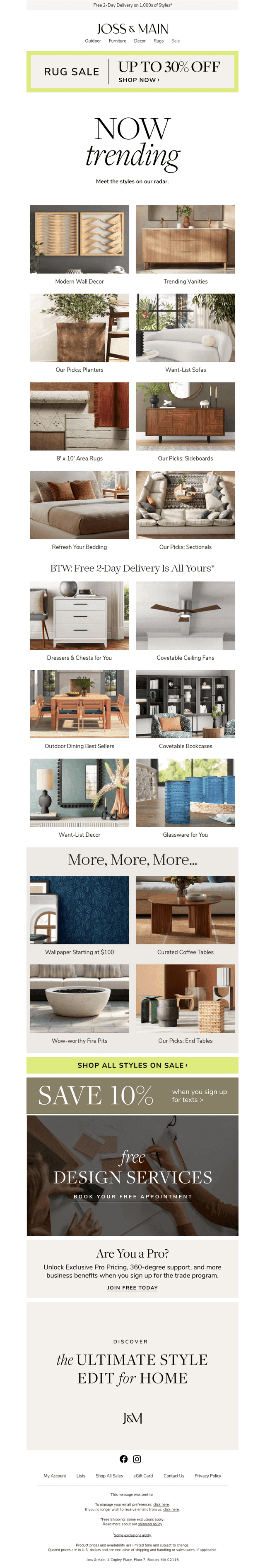 Modern wall decor: Bye, blank walls ›