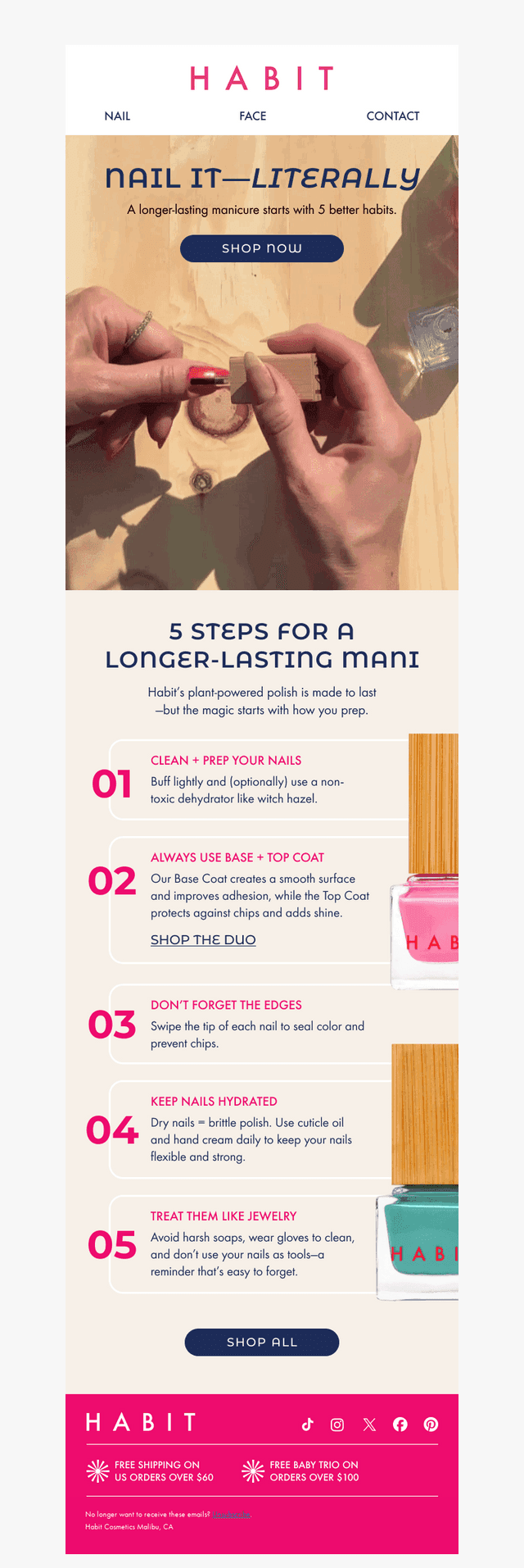A 5-step routine for a better manicure 💅