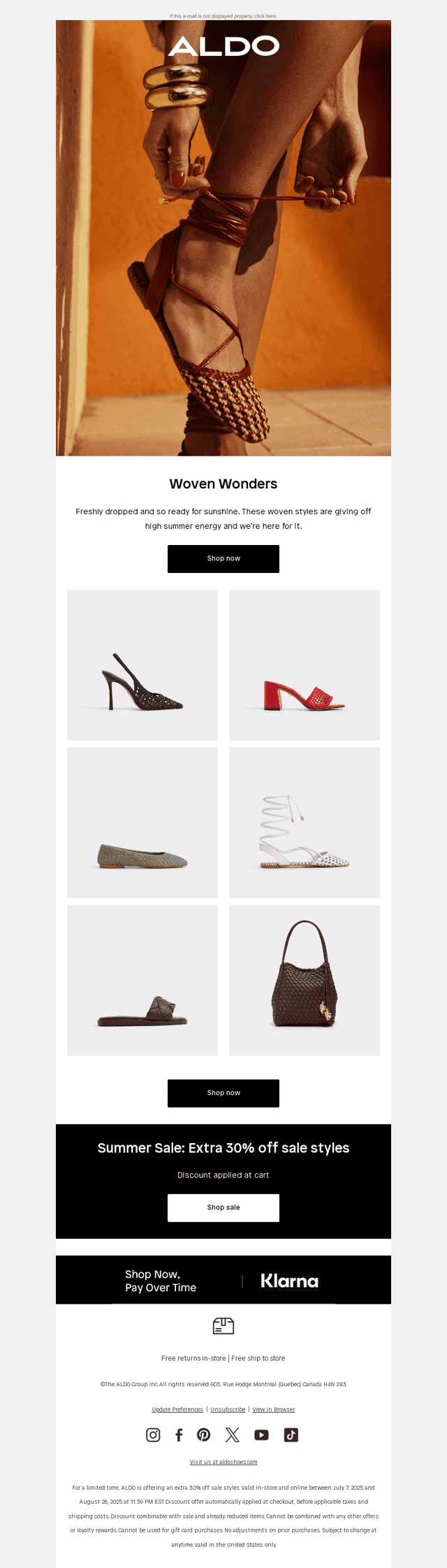 New + trending: woven everything