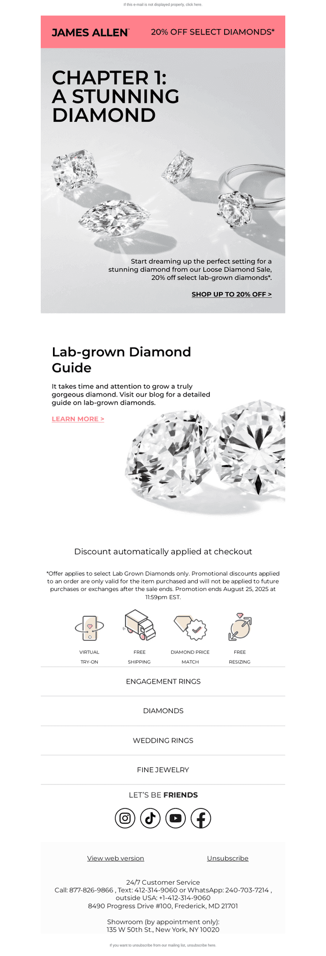 Attention Diamond Lovers