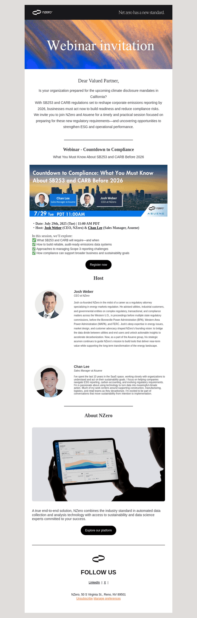 Webinar invitation - SB253 and CARB, July 29th