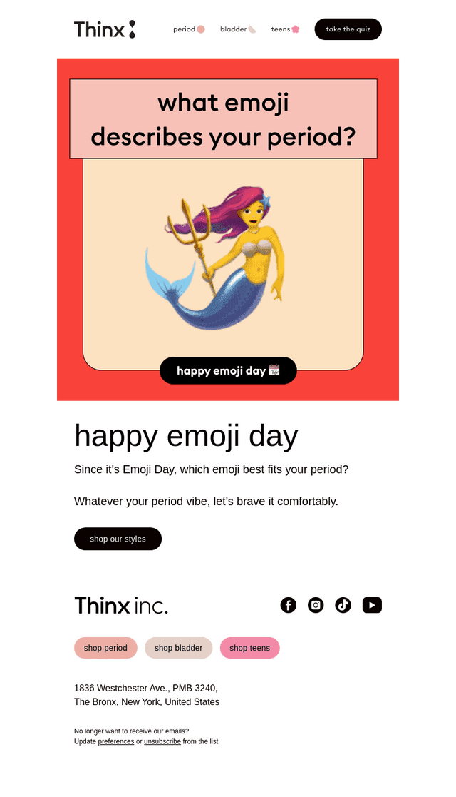📅 What’s your period emoji?