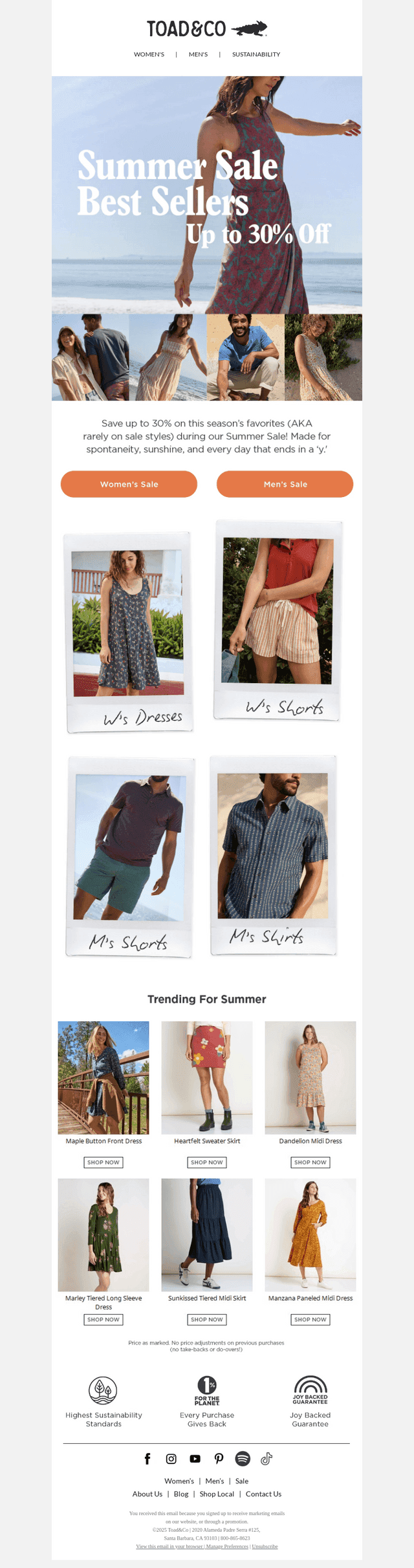 Summer’s Best, Now Up To 30% Off