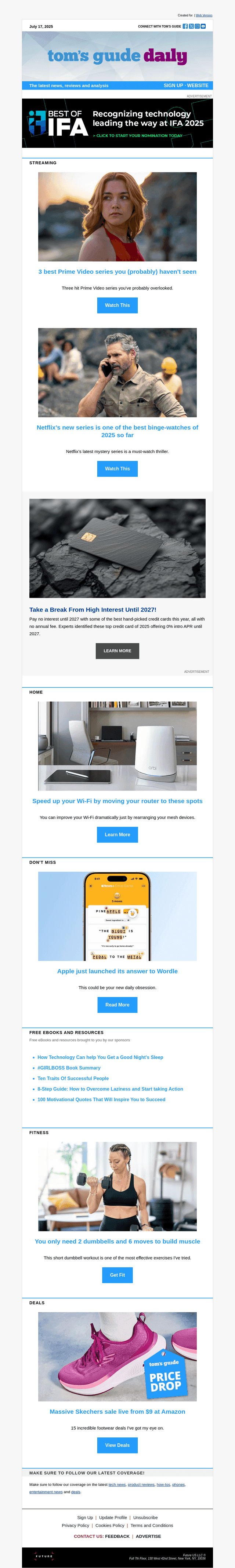 SmartBrief email from Thu, Jul 17, 2025