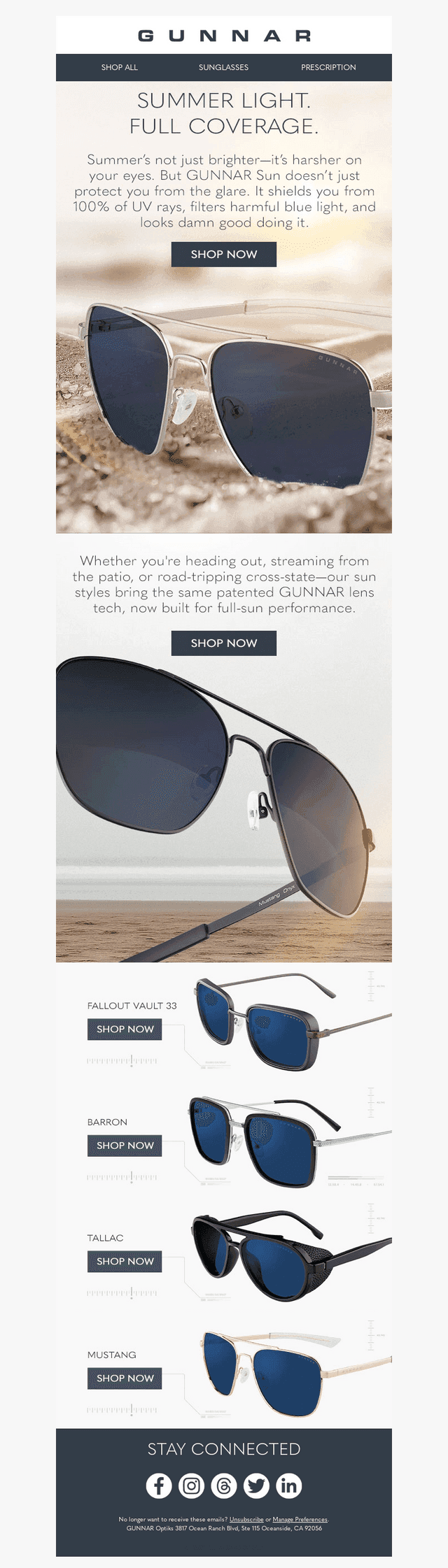 Why GUNNAR Sun Is Built for Summer