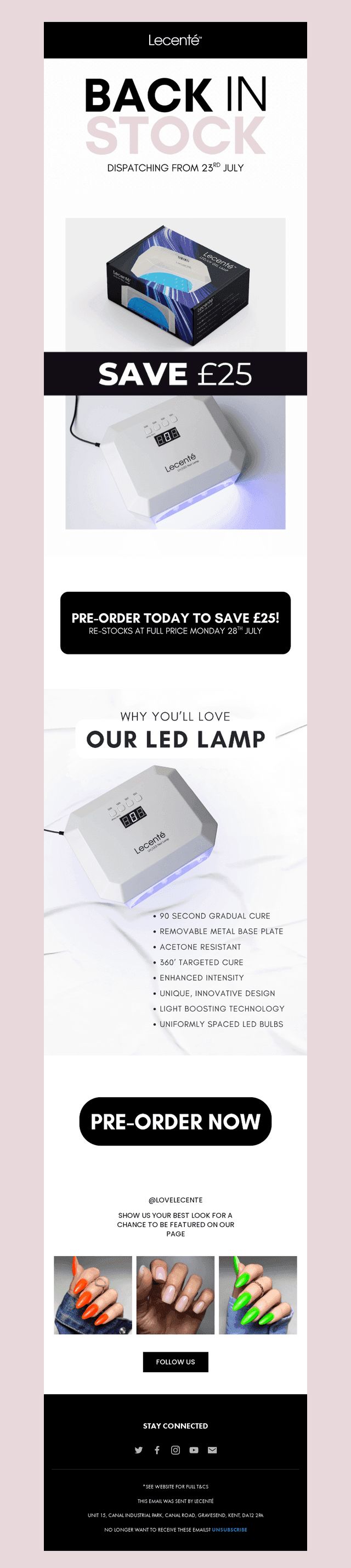 🛒 SAVE £25 - PRE ORDER THE LECENTÉ LAMP 🛍️
