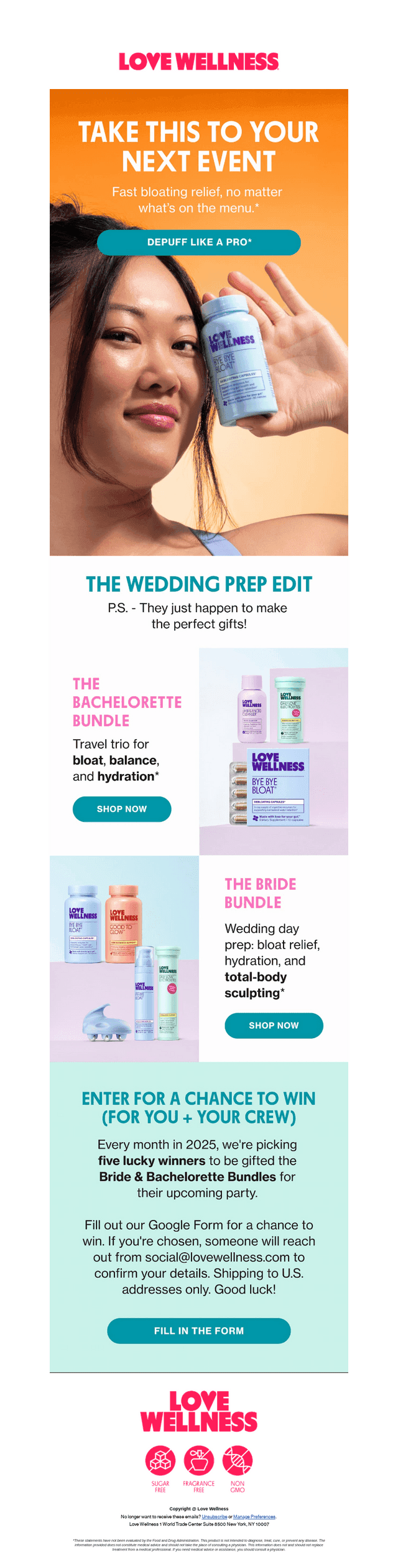 Love Wellness email from Sat, Jul 19, 2025