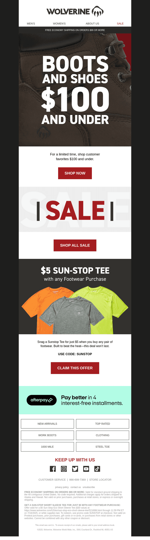 Under $100.
