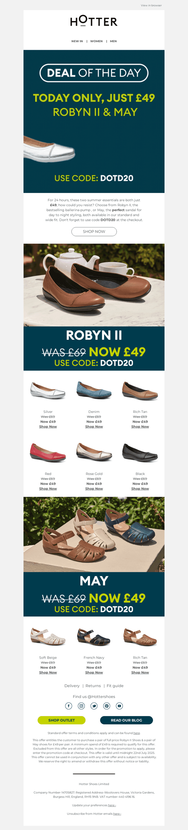 TODAY ONLY! Robyn II & May Now £49
