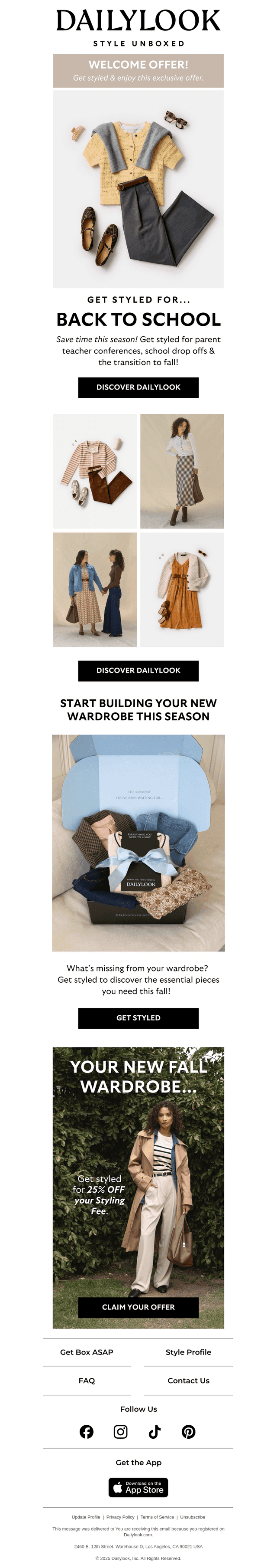 DailyLook email from Sun, Jul 20, 2025