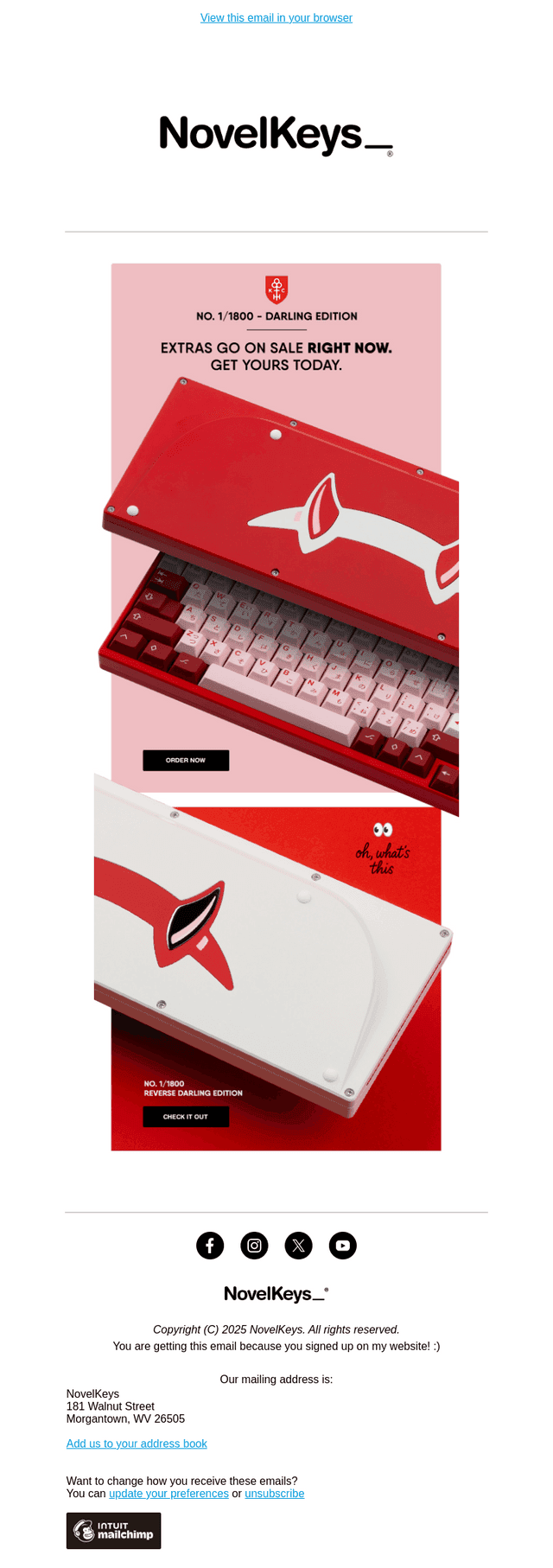 Extras! Keycult No. 1/1800 - Darling Edition