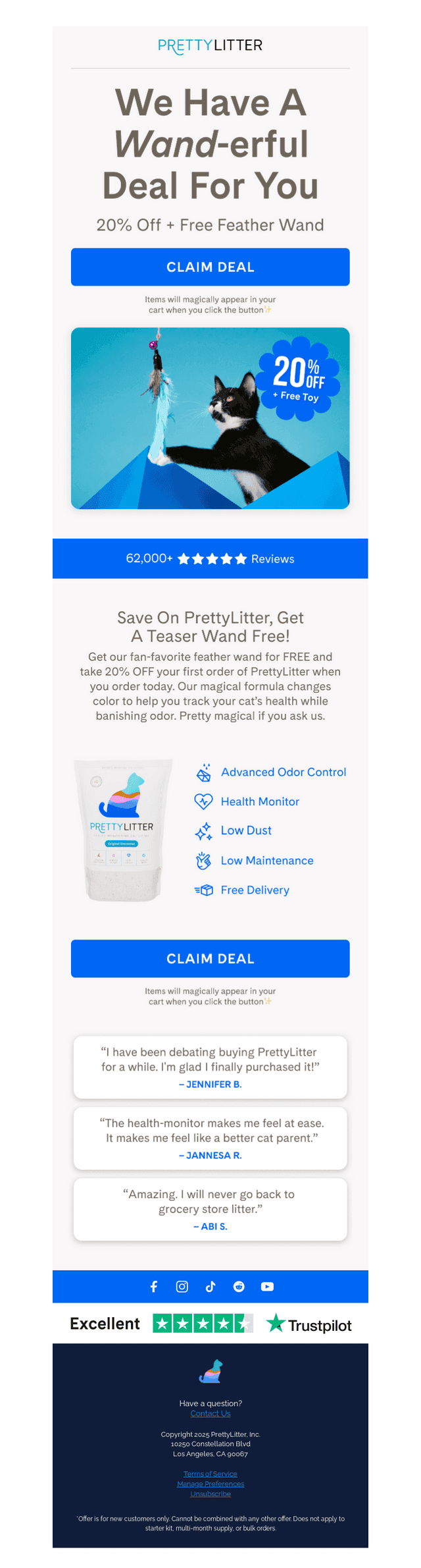 Save 20% on PrettyLitter 🎉