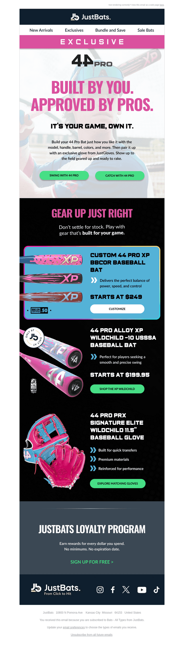 Your Game. Your Way: Custom 44 Pro Bats