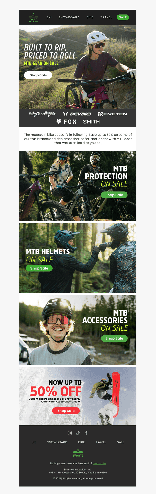 Up to 50% Off Your Dream MTB Setup