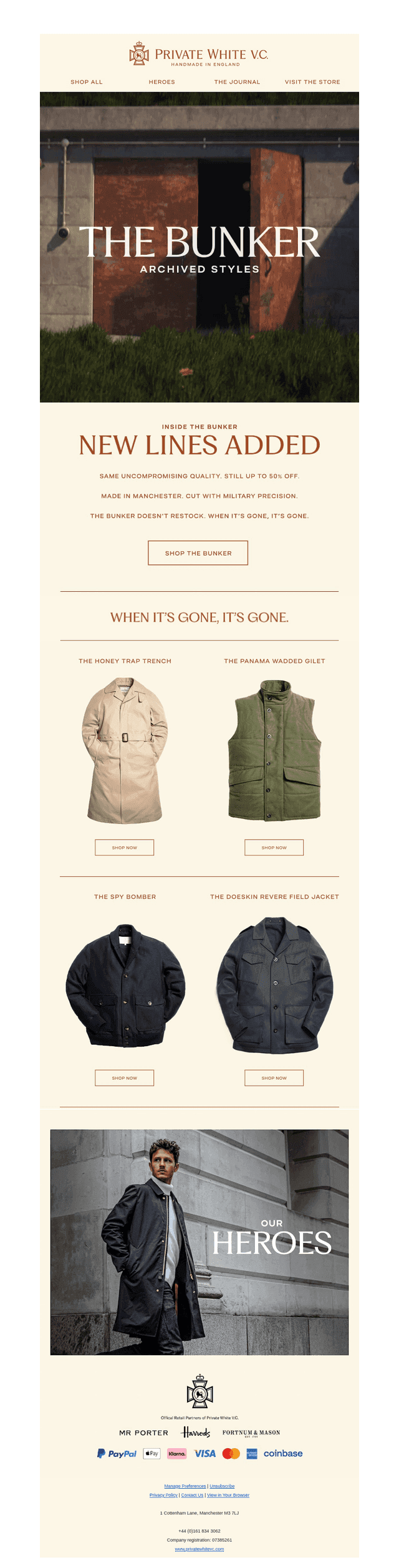 New Lines Just Added Inside The Bunker