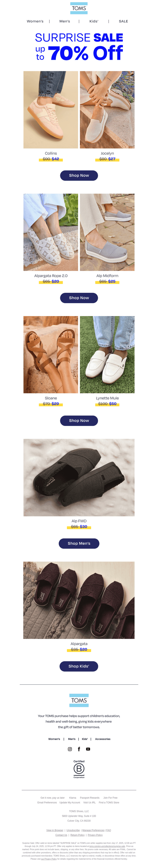 Save up to 70% Before They’re Gone
