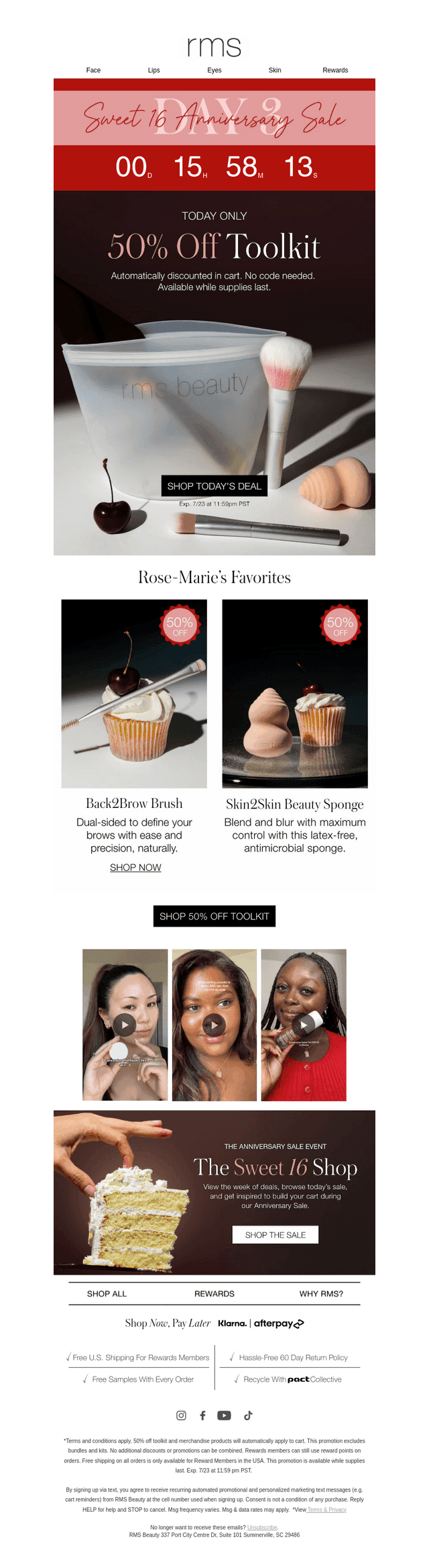 RMS Beauty email from Wed, Jul 23, 2025