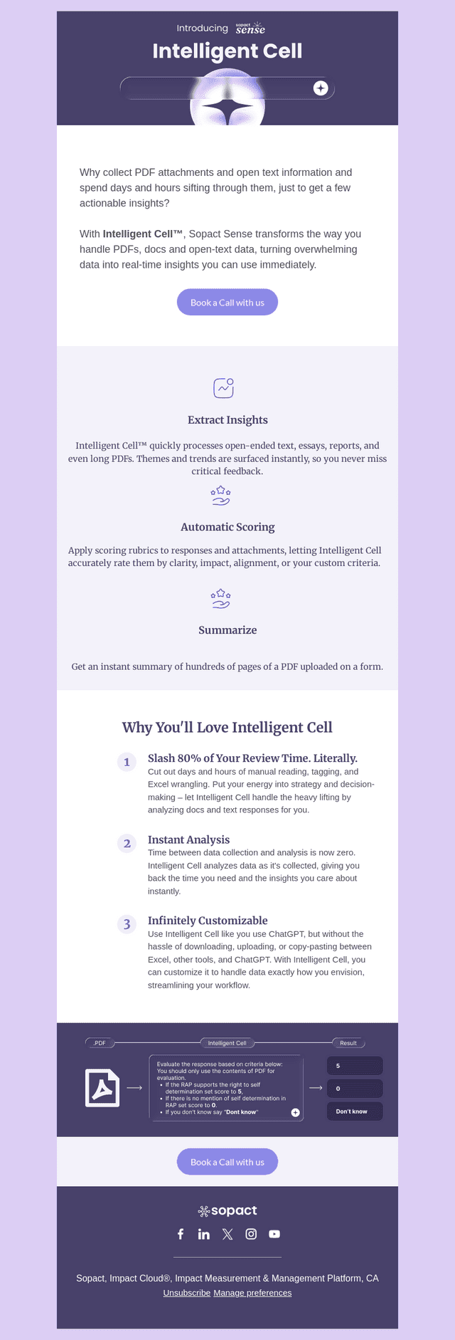 Turn your open text and PDF into Actionable Insight.