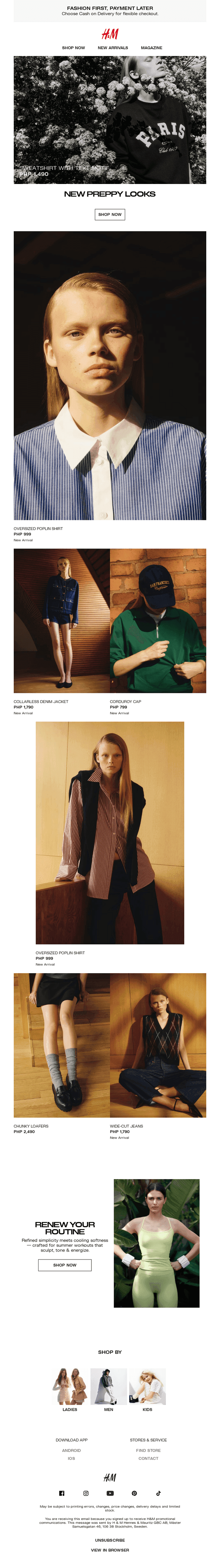 New preppy looks