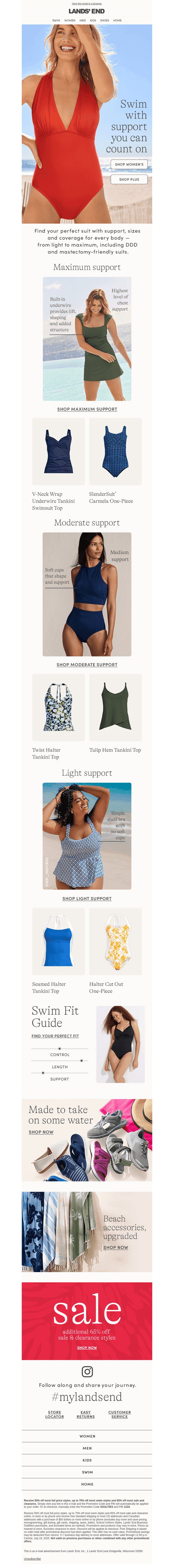 Lands' End email from Thu, Jul 24, 2025