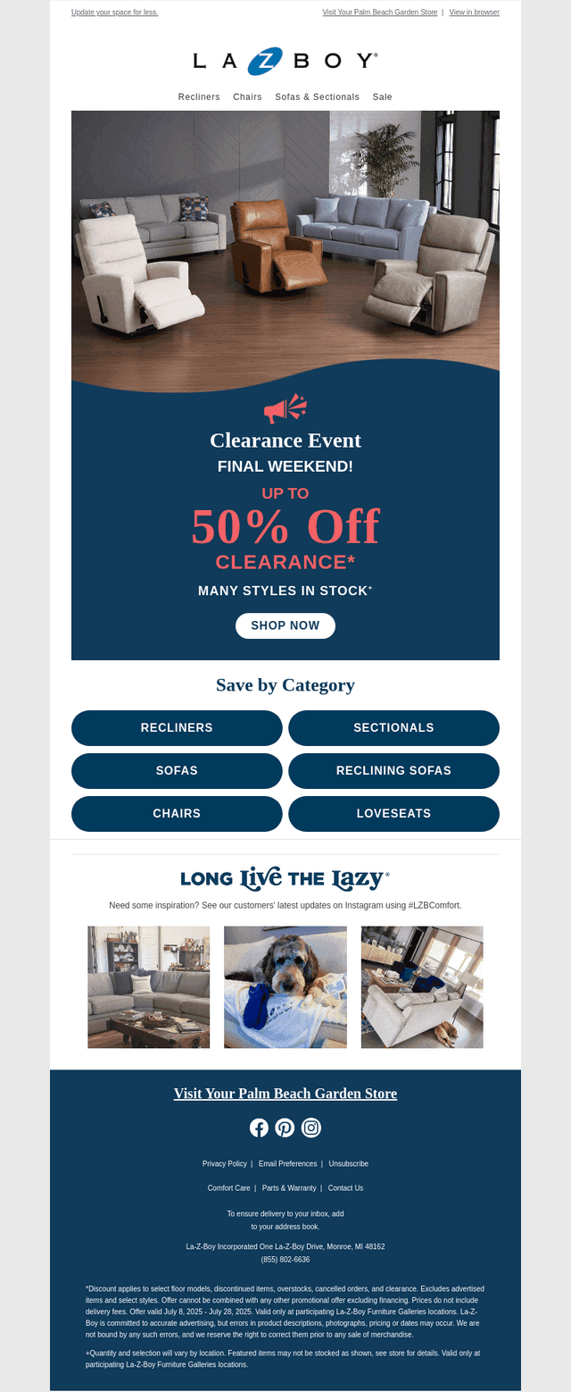 Last Chance Clearance!