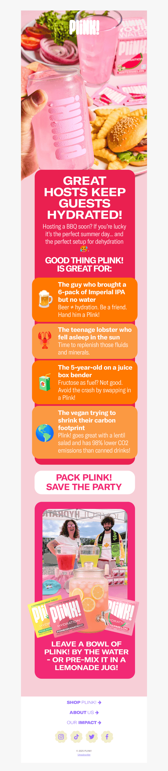 Why you should Plink! your BBQ 🚑💦