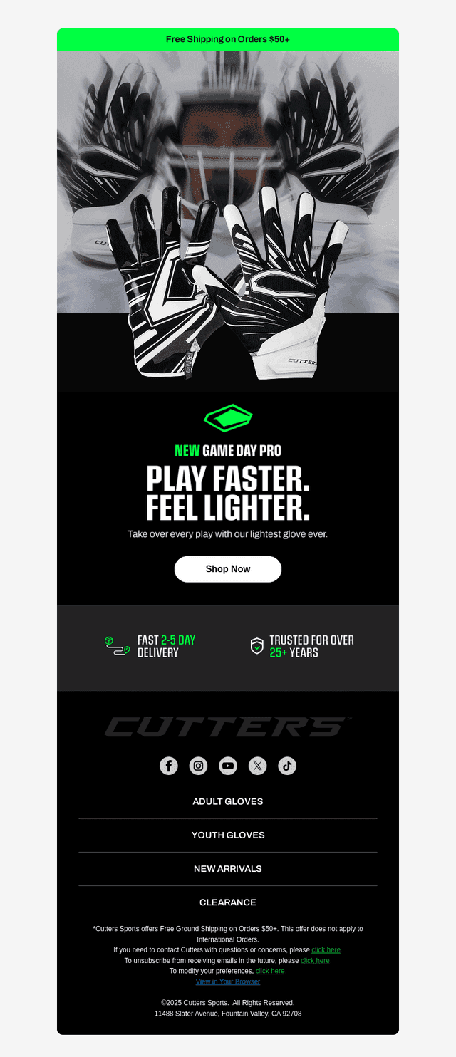 Introducing Our Lightest Glove Ever