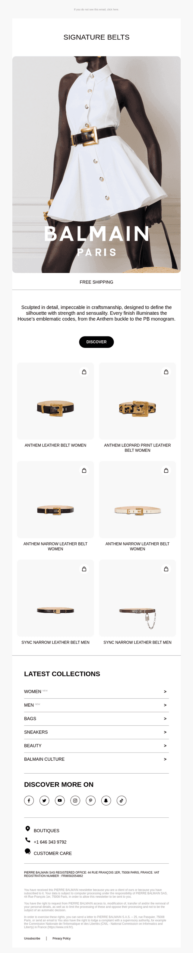 SIGNATURE BELTS