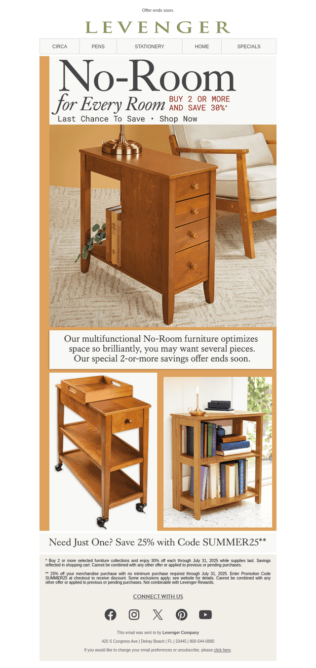 Small Space. Big Impact. Buy 2, Save 30%.