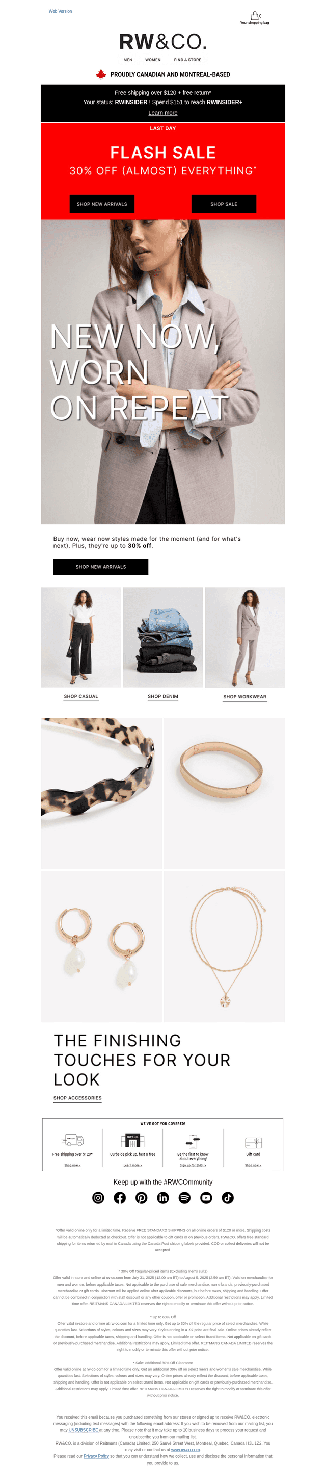 Last Call: 30% off styles worth repeating 🔁