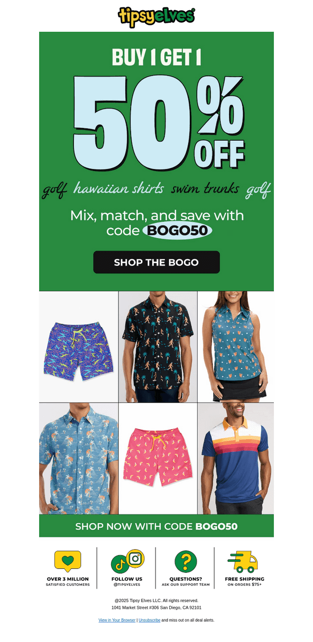 🚨 BOGO Bash: Build Your Summer Fit!