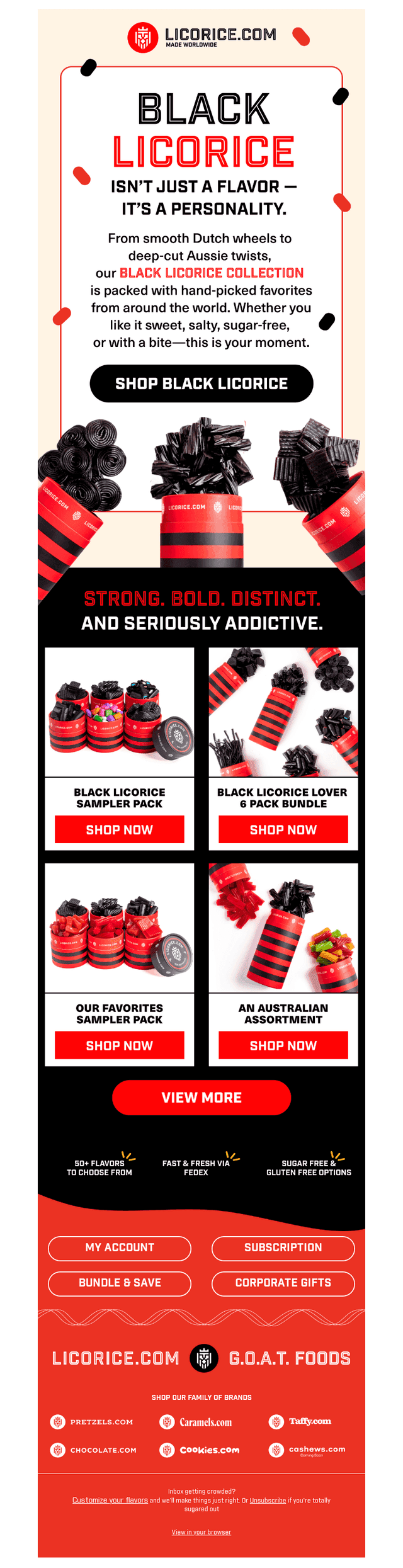 ⚫ For the True Black Licorice Loyalists