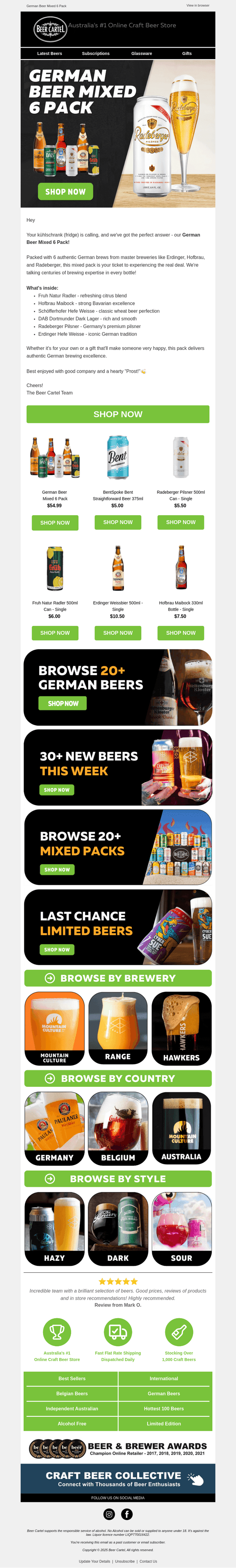 PROST! 🇩🇪 German Beer Mixed Pack is Here🍻