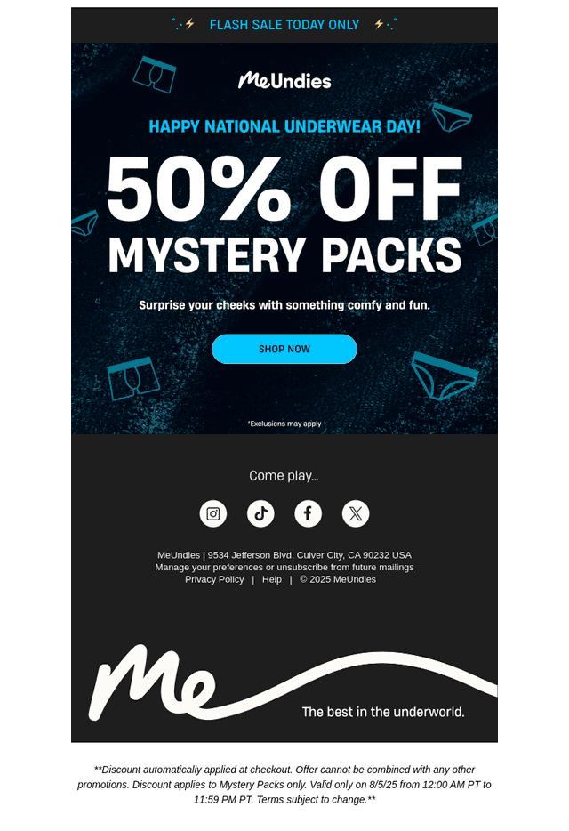 FLASH SALE Today Only!