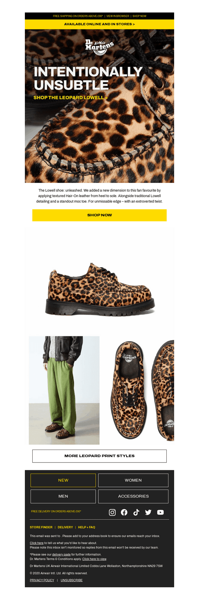 The Lowell shoe’s gone leopard