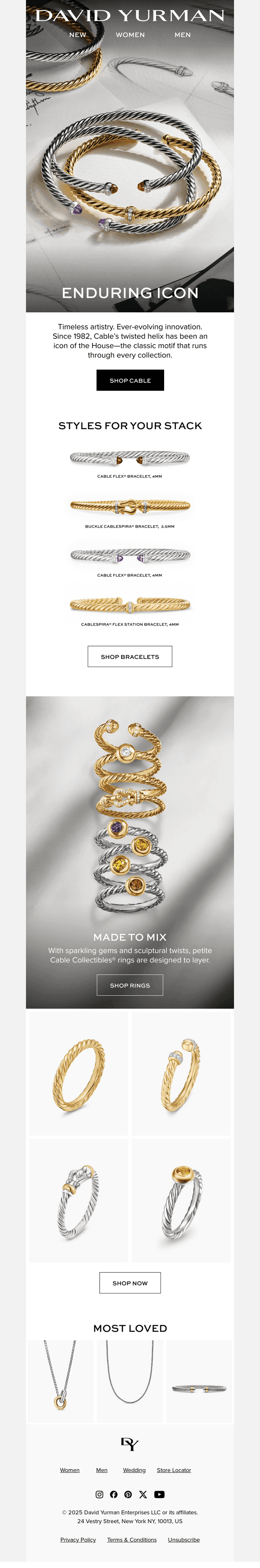 Iconic Cable to Curate and Collect