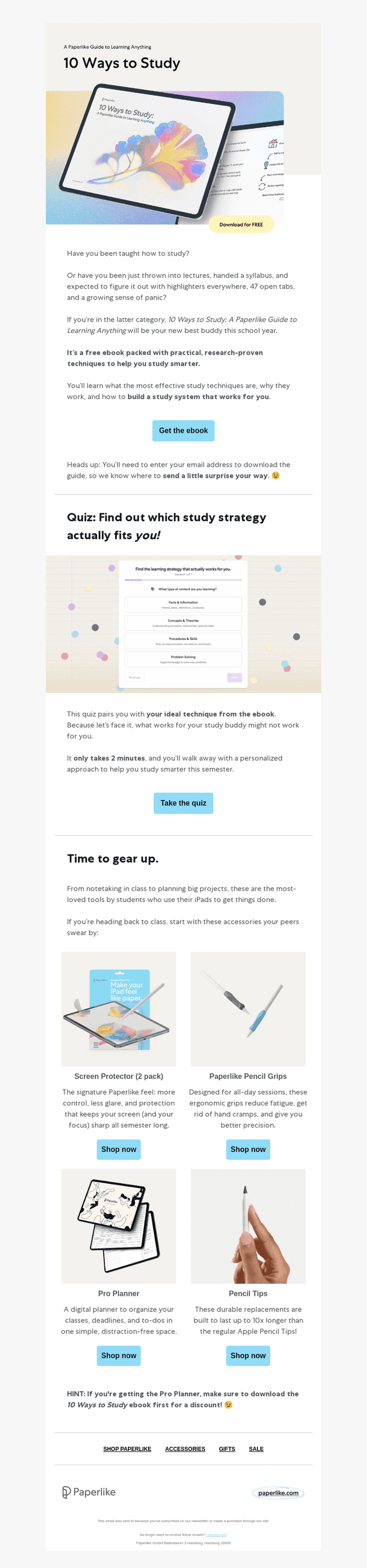Paperlike email from Tue, Aug 5, 2025
