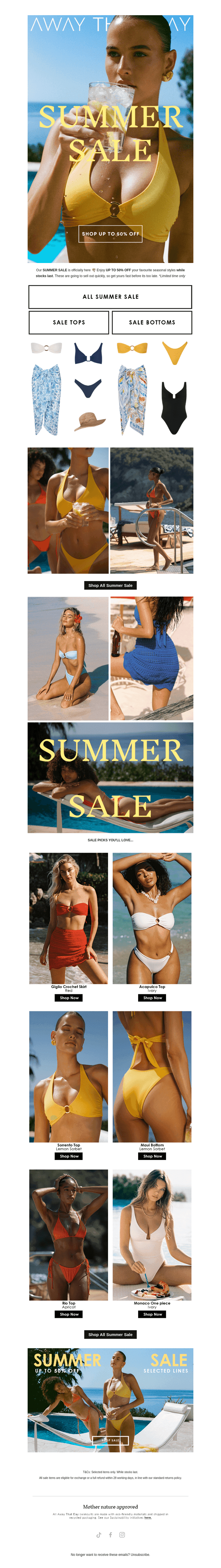 SUMMER SALE IS HERE 🌴