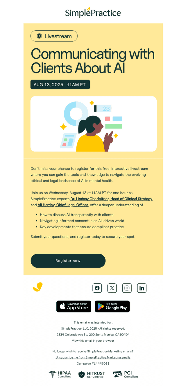 New livestream: AI and Your Clients