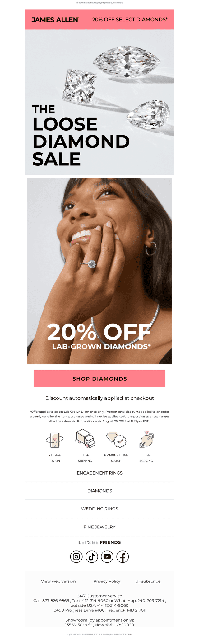 Dazzling Diamonds. Affordable Prices.