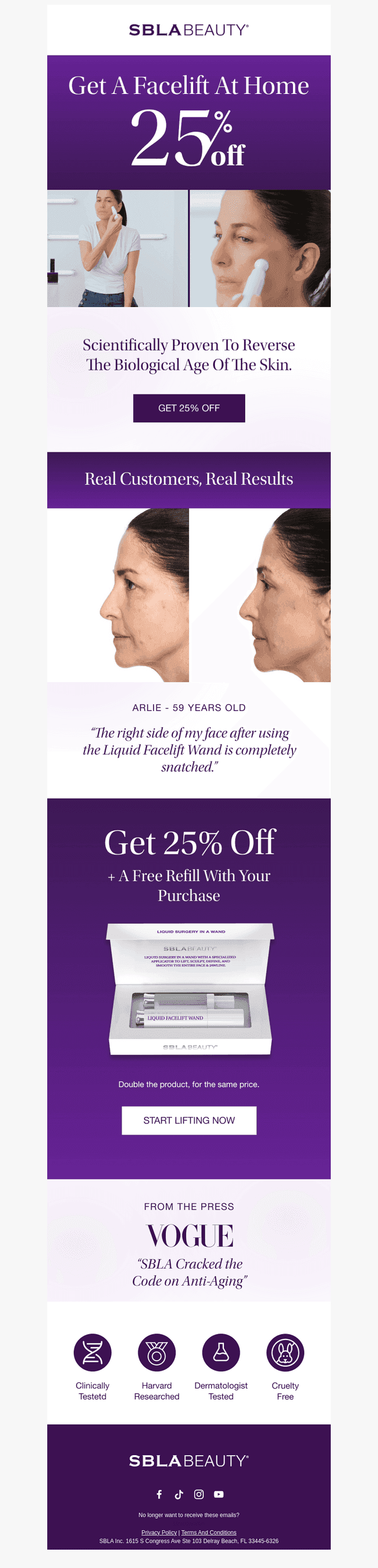 25% Off: Liquid Facelift Wand + A Free Refill