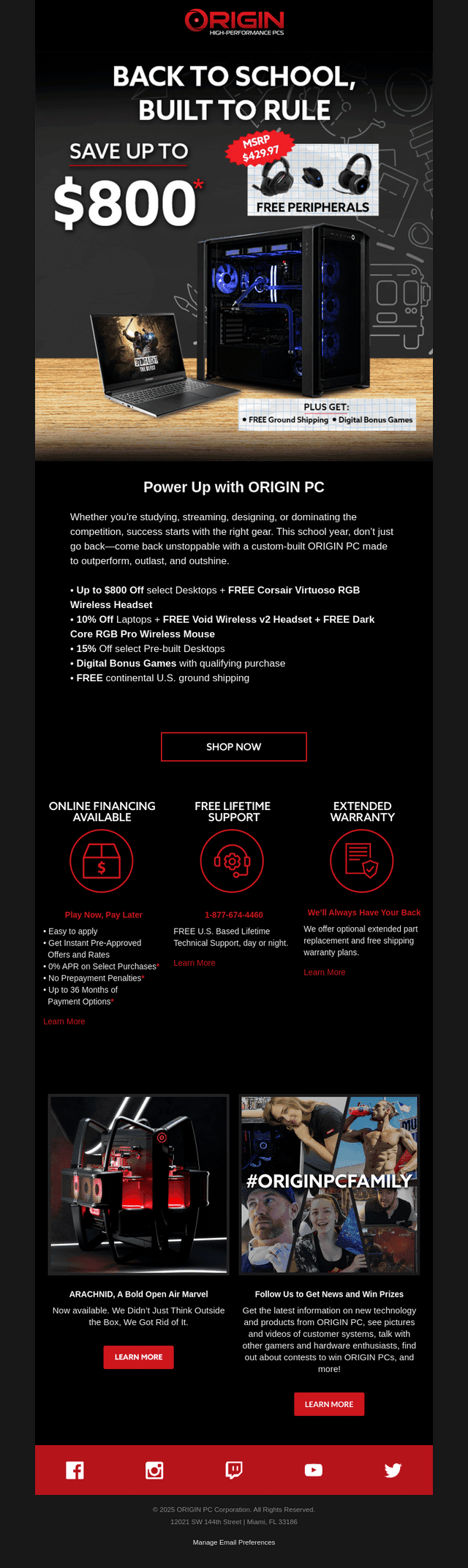 ORIGIN PC email from Wed, Aug 6, 2025