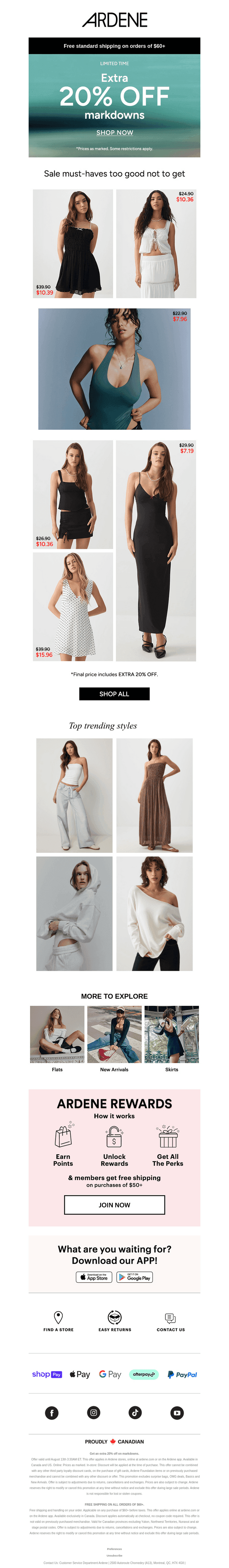 HAVE YOU HEARD? EXTRA 20% OFF ✨