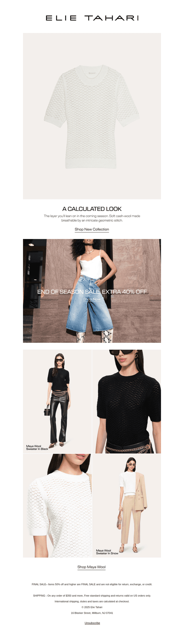 The Openwork Wool Sweater