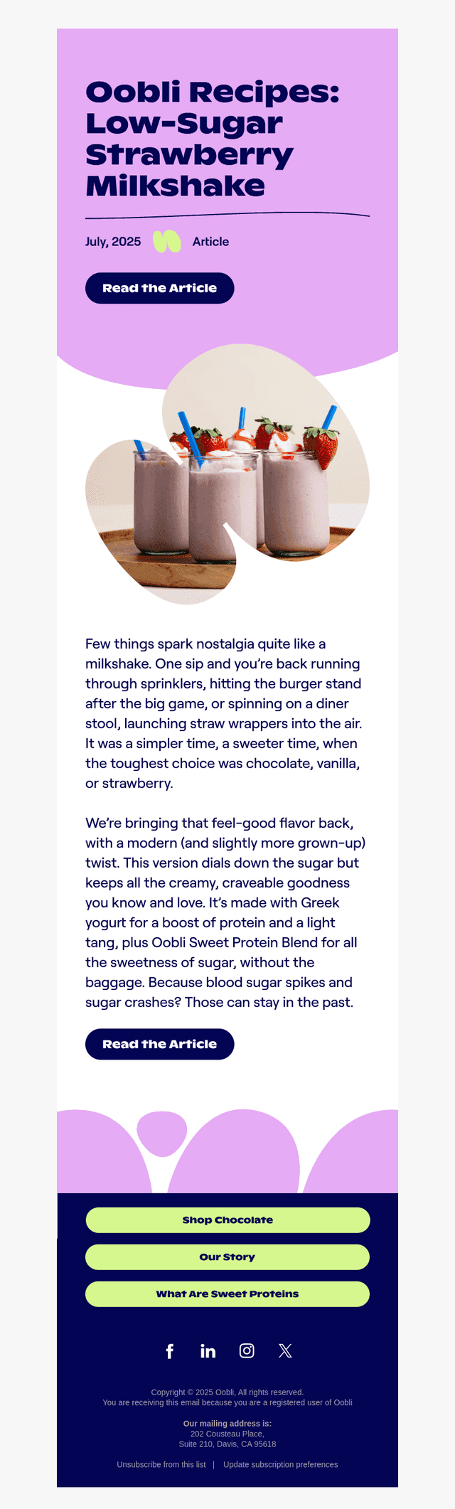 Oobli email from Thu, Aug 7, 2025